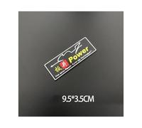 Autocollants Yoshimura Two Brother Arrow Pièces modifiées Embout d'échappement de Moto Autocollants CF Moto Aluminium 3D Résistant à la Chaleur(JH116)