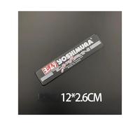 Autocollants Yoshimura Two Brother Arrow Pièces modifiées Embout d'échappement de Moto Autocollants CF Moto Aluminium 3D Résistant à la Chaleur(JH132)