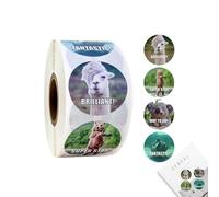 autocollantsde motivation - autocollantsde récompense, autocollantsscolaires | Animaux de dessin animé de 500 pièces 2,5 cm, autocollant d'affirmation pour les enveloppes de bricolage de l'