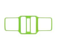 AutocollantsDécoratifs L'intérieur Voiture Couverture De Décoration Panneau Commande Bouton Fenêtre Voiture, Pour Jeep, Pour Wrangler JL, Pour Gladiator JT 2018 - 2026, Accessoires(Light green)