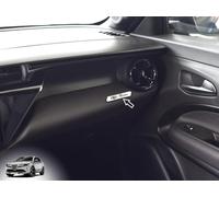 autoCOVR Couvercle en acier pour Alfa.Romeo Junior | Décoration du tableau de bord | 1 Pièce Acier Inoxydable Électrique Hybride Q4 Rapide Intensa Spécial Milan Accessoires Tuning Pièces