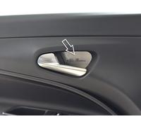 autoCOVR Couvercle en acier pour Alfa.Romeo Junior | Décorations pour poignées de porte | 4 Pièces Inox Électrique Hybride Q4 Rapide Intensa Spéciale Milan Accessoires Tuning Pièces