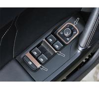 autoCOVR Couvercle en acier pour Cupra.Leon/Formentor | Couleur style COOPER - Commutateurs de lève-vitre électrique | 6 pièces inox V1 V2 VZ1 VZ2 VZ3 VZ5 VZ Veloz Edition Leon Accessoires Tuning