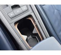 autoCOVR Couvercle en acier pour Cupra.Leon/Formentor | Couleur style COOPER - décorations porte-gobelets | 2 pièces inox V1 V2 VZ1 VZ2 VZ3 VZ5 VZ Veloz Edition Leon Accessoires Tuning