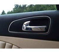 autoCOVR Couverture Intérieur en Acier pour Alfa_Romeo BRERA & SPIDER (939) | 4 Pièces Poignée de Porte Cadre Inoxydable Brossé Fait Sur Mesure Inox