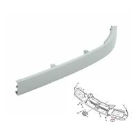 Autocraft Baguette de Phare Gauche Feu Moulure sous Grille de Calandre (côté conducteur) compatible pour Citroën Berlingo et Peugeot Partner 1996 à 2008 OE 9618254677 781095