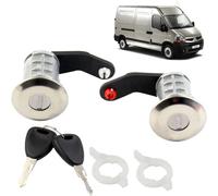 Autocraft (Lot de 2) Barillets Complet de Porte Avant Gauche et Droit avec clés compatible MASTER II MASCOTT MOVANO A INSTERSTAR OEM 7701470944 7701470952