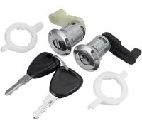 Autocraft (Lot de 2) Barillets de Porte Avant Gauche et Droit avec clés compatible MEGANE 1 SCENIC 1 CLIO 2 MASTER OEM 7701468981 7701468982