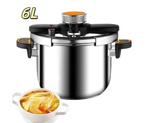 Autocuiseu 6l, cocotte-minute, pressure cooker ,marmite express compatible plaques de cuisson à gaz et à induction, antidéflagrant