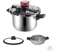 Autocuiseur 2 en 1 - ROYAL SWISS - 8 litres - Acier inoxydable - Compatible tous feux - Couvercle à valve