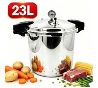 Autocuiseur 23L 32cm 100kpa Cocotte MinuteAvec Manomètre Sécurité Valve Anti-Explosion Compatible Gaz Induction Pour Famille