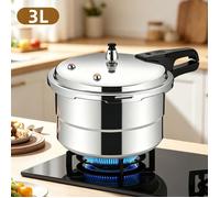 Autocuiseur 3L - Cocotte minute 18cm - aluminium - fond triple - compatible gaz et induction - petit format - pour 1 à 2 personnes