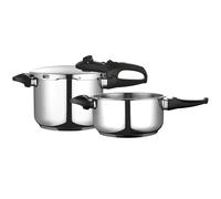 Autocuiseur 6 + 4 L, Induction, Acier Inoxydable 18/10, 2 Niveaux de Pression F