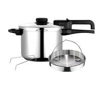Autocuiseur 6 Litres, Induction, Acier Inoxydable 18/10, Régulateur de Pression