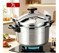 Autocuiseur 7L - antidéflagrant - Double Fond 24cm - Cocotte Minute - aluminium - Résistant À La Pression Haute Température