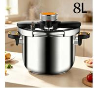 Autocuiseur 8L - Joulli - Cuisson rapide - Antidéflagrant - Cocotte-minute - pour Tous Types de Cuisinières
