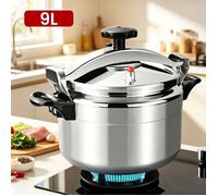 Autocuiseur 9L - Aluminium - antidéflagrant - 26cm - Cuisson Rapide - pour une utilisation domestique et professionnelle