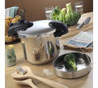 Autocuiseur à baïonnette Ø24cm 10L ILLICO en acier Inox avec panier cuisson