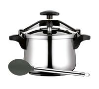 Autocuiseur à Étrier 8 L, Induction, Acier Inox. 18/10, 3 Systèmes de Sécurité