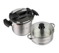 Autocuiseur à pression - ROYALTY LINE - 4 Litre - Acier inoxydable - Économie d'énergie - Tous feux