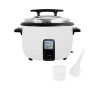 Royal Catering Cuiseur à Riz professionnel 1 950 W 13 litres Boîtier Inox Cuve Aluminium Antiadhésive Verre Mesureur et Cuillère Vapeur Électrique Pour Restaurant