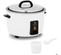 Royal Catering Cuiseur À Riz Électrique, 1 550 W, 10 Litres, Inox | Autocuiseur de Riz, Cuiseur Vapeur Cuit-Riz, Cuve Aluminium Antiadhésive, Verre Mesureur et Cuillère