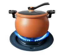 Autocuiseur antiadhésif | Avec couvercle transparent, grands gadgets de cuisine multifonctions anti-adhésifs | Ustensiles de cuisine à pression en fer, pour la cuisson des bols à riz haricots