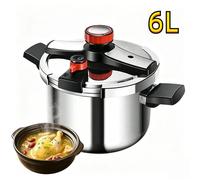 Autocuiseur Autocuiseur de 6 L Cuisson Rapide 3 niveaux pression antidéflagrant Tous feux compatible Pour Gaz et Électricité