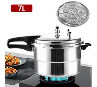 Autocuiseur - Autocuiseur professionnel - Autocuiseur en aluminium - Épaissi - 7 L - Sécurité - Antidéflagrant - Usage