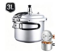 Autocuiseur Camping 3L Aluminium | Poignées Pliables | Compact & Léger | Pour Gaz & Randonnée | Cuisson Rapide