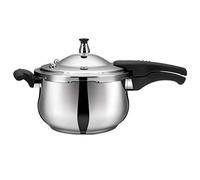 Autocuiseur classique en aluminium, 4 litres ware Batterie de cuisine pour autocuiseur en aluminium poli, argent(5L)