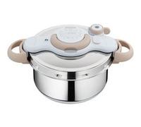 SEB Autocuiseur Clipso Minut' Respect 4,5 l – Inox Argent