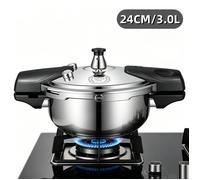 Autocuiseur - Cocotte minute - 24CM/3.0L - 80kPa - Cuisson rapide - Acier inoxydable - Cuisinières à gaz et plaques à induction