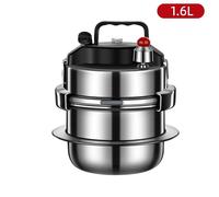 Autocuiseur - Cocotte minute - Inox - 1.6L - Rapide - antidéflagrant - Grande capacité - Tous feux compatible