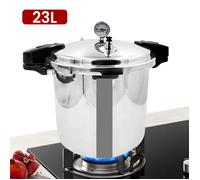 Autocuiseur de 23 L avec manomètre, 100 kPa, soupape de sécurité antidéflagrante, compatible avec les plaques à induction.