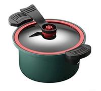 Autocuiseur de cuisine, 3,5 L, sans soupe, récipient à pression de cuisine, casserole de cuisson sous vide, cuiseur lente multifonction pour cuire à la vapeur (vert)
