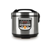 Autocuiseur Électrique Multifonction 5L pour la Maison, Cuisson de Soupes, Porridge, Cuisson à la Vapeur, en Acier Inoxydable avec Affichage Numérique Digital 5L Rice Cooker