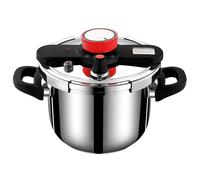 Autocuiseur en acier inoxydable 4 L verrouillage de sécurité anti-explosion cuisson rapide compatible induction cuisinière à