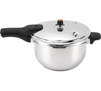 Autocuiseur en acier inoxydable antidéflagrant multifonctionnel avec soupape de sécurité 80 kPa Poignée de sécurité Casserole 5L diamètre 22 cm / 8,7in