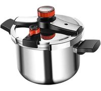 Autocuiseur en acier inoxydable, facile à nettoyer pour toutes les tables de cuisson, casserole de soupe de cuisine familiale avec joint d'étanchéité de rechange