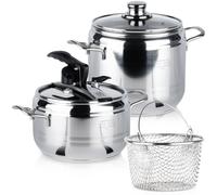 Autocuiseur en acier PROFI 3,5+5 l 2 pcs.