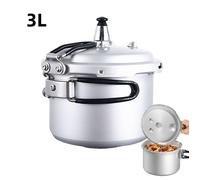 Autocuiseur en Alliage d'aluminium 3L, Cuisson Sous Pression, Cuisson Rapide, Système de Sécurité, Cocotte Minute Multifonctionnel