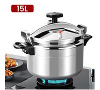 Autocuiseur En Aluminium 15L Grande Capacité Anti-Explosion Pour Gaz, Marmite À Pression Multifonction Rapide Et Sûre Pour Cuisine