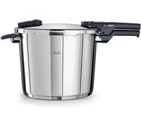 Fissler Vitaquick Autocuiseur (8 l, 26 cm) Marmite À Pression En Acier Inoxydable, 2 Niveaux De Cuisson, Fabrication En Allemagne, Compatible Induction, Xxin-shiyifb-176, Argenté