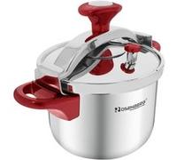 Autocuiseur Inox 7L Antiadhésif Tous Feux Induction avec Soupape de Sécurité Rosenberg Argent