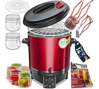 Autocuiseur KESSER 27 litres, acier inoxydable | 1800 watts | Température de 30 à 100 °C | Fonctionnement continu | Arrêt automatique Autocuiseur automatique Bordeaux