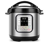 Autocuiseur Multifonction 6L, 12 en 1 Cuiseur à Riz, Acier Inoxydable, Autocuiseur Électrique, Mijoteuse, Poêle à Rissoler