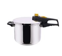 Autocuiseur Pintinox Power 6 litres, serrure à baïonnette avec 3 systèmes de sécurité. Convient pour l'induction