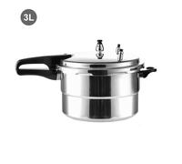 Autocuiseur rapide 3 litres, avec panier cuisson et système de verrouillage d'ouverture, Cocotte-minute pour tous types de cuisines