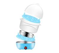 Autocuiseur rapide pour cuire à la vapeur : machine électrique à deux couches avec arrêt automatique, appareil multifonction pour cuire à la vapeur, légumes, boulettes de viande et préparation